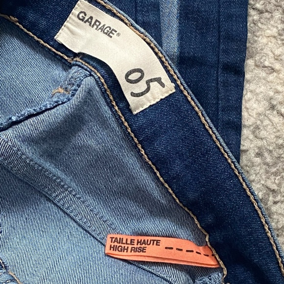 High Rise Skinny Jeans With Dark Stripe - Picture 4 of 5